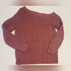 AMERICAN EAGLE XXS Ahh-Mazingly Cozy Asymmetrical Off The Shoulder Sweater